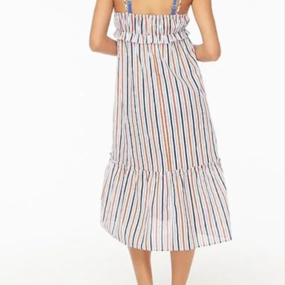 NWT New J.Crew Strappy Tiered MIDI Dress - Picture 3 of 4